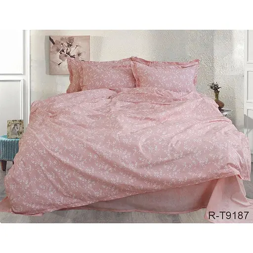 Комплект постільної білизни TAG Tekstil з компаньйоном 1.5-спальний 000210401 (R-T9187) - фото 1