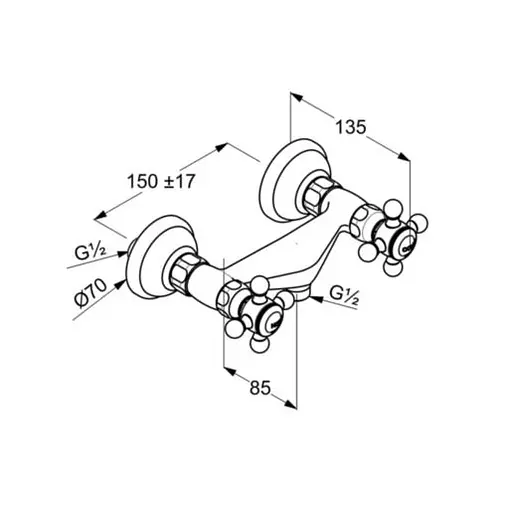 Смеситель для душа Kludi Adlon DN 15 516100520 - фото 2