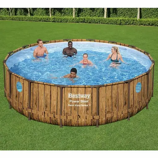 Каркасный бассейн Bestway 56725, 488х122 см, 19480 л - фото 3