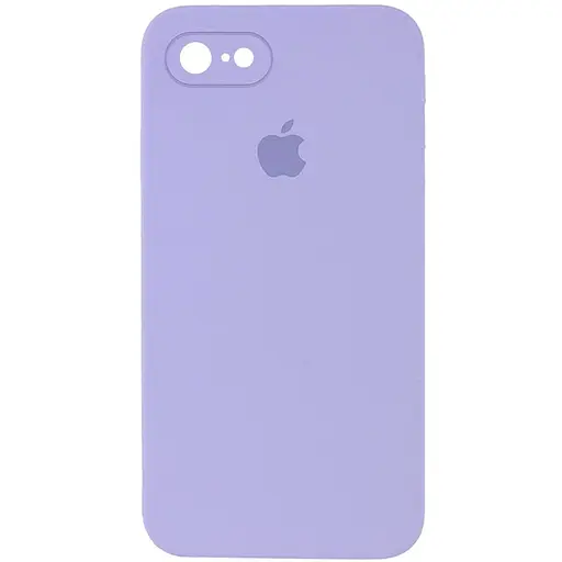 Чехол Epik Silicone Case Square Full Camera Protective AA для Apple iPhone 7/8/SE 2020 4.7 Сиреневый/Dasheen - фото 1