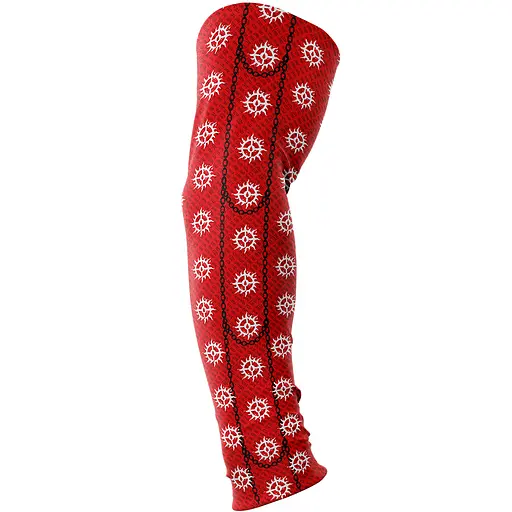 Геймерский рукав Diablo IV Cathedral of Light (Диабло) бесшовный S Красный - фото 1