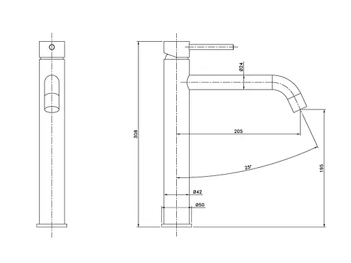Змішувач для умивальника ASIGNATURA Delicate 15521602 - фото 2
