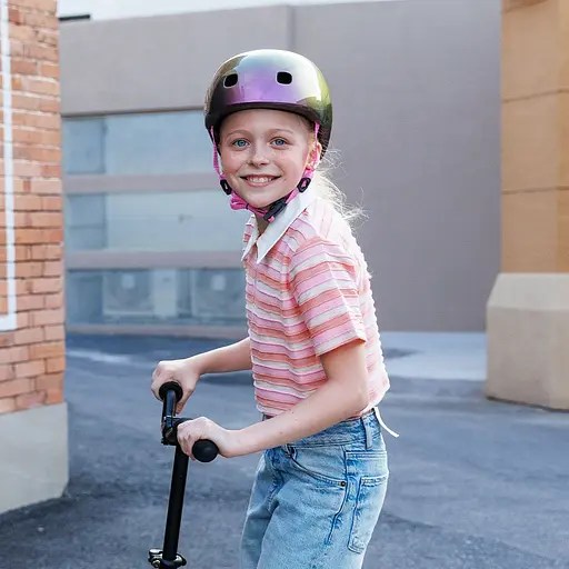 Захисний шолом Micro розмір M неохромовий рожевий (AC2286BX) - фото 6