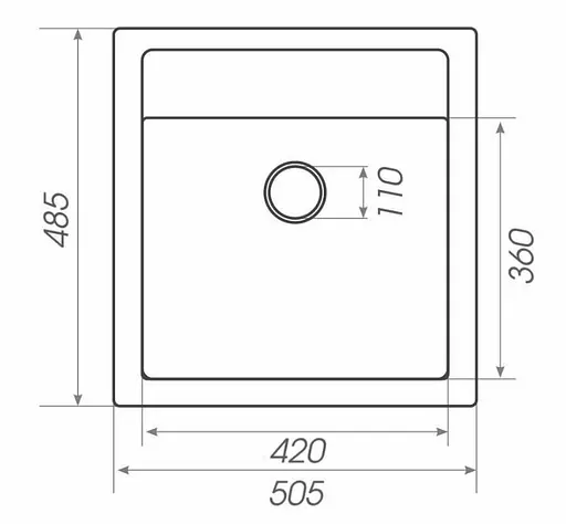 Кухонная мойка Platinum 5149 FIESTA (SP000040814) - фото 7