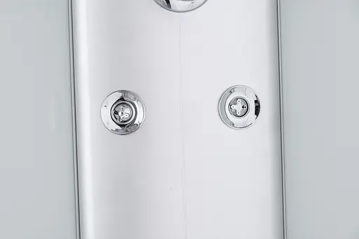 Душевой бокс с гидромассажем Mixxus Strong SBH02-90x90x215-FB Satin низкий поддон MI6890, Хром матовый, матовый, хром матовый - фото 5