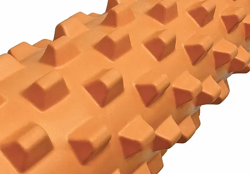 Масажний ролик EasyFit Grid Roller PRO 45 см помаранчевий (EF-2029-OR) - фото 2