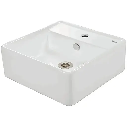 Умивальник Jaquar Continental 41x41 CNS-WHT-905, Білий - фото 1