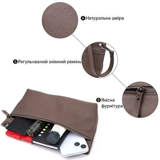 Женская сумка Vintage на плечо из натуральной кожи 24х17х8 см sum0027572 - фото 4