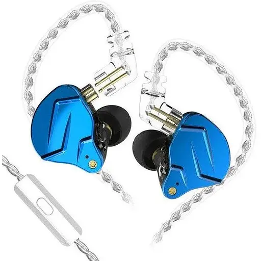Наушники Knowledge Zenith ZSN Pro X с микрофоном blue