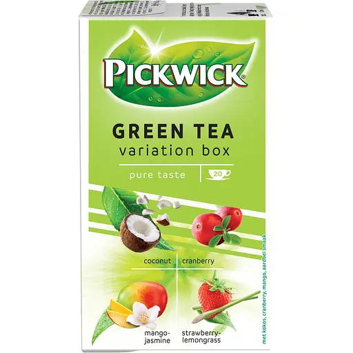 Чай зелений Pickwick Асорті зі шматочками фруктів та ягід 30 г (20 шт. х 1.5 г) - фото 3