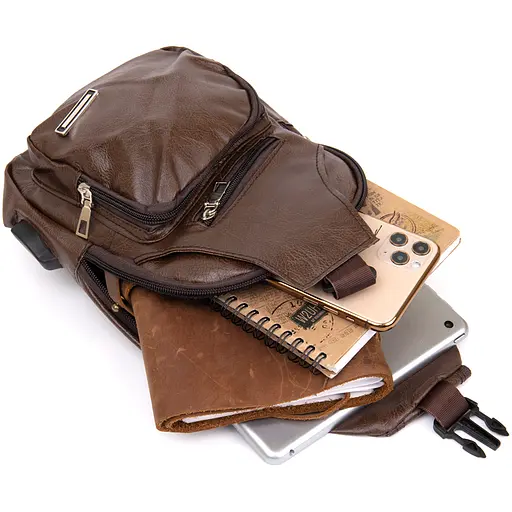 Чоловіча сумка кросс-боді Vintage 15,2х33,7х10 см sum0014902 - фото 5