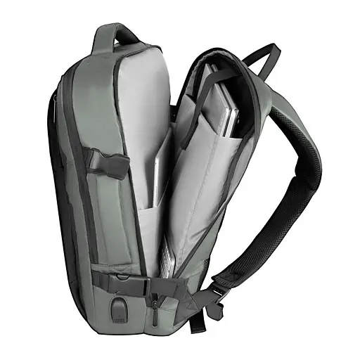 Рюкзак міський Mark Ryden 9299 20л з відсіком для ноутбука 17" і USB Gray (17585) - фото 4