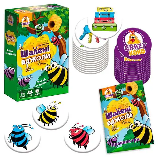 Настольная игра "Безумные пчелы" VT8077-06 Vladi Toys, в коробке (4820234765546) - фото 4