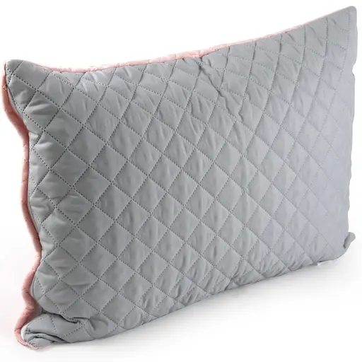 Чехол на подушку Руно 50х70 VeLour Pink and Grey ромб 382.55_Pink and Grey ромб - фото 2