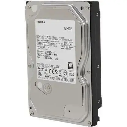 Жесткий диск Toshiba 7200 rpm 32 MB SATA 1 TB DT01ACA100 - фото 3