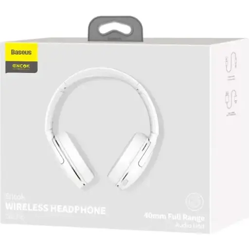 Наушники Baseus Encok Wireless headphone D02 Pro White - фото 7
