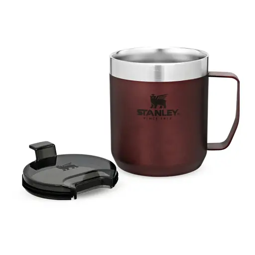 Термокружка Stanley походная CAMP MUG 0.35 л бордовый - фото 2