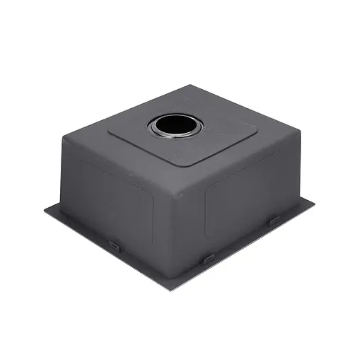 Кухонная мойка Kroner KRP Schwarze - 5050HM PVD (3,0/1,0 мм) CV022793, Черный - фото 5