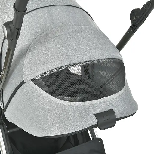 Детская прогулочная коляска-книга El Camino ME 1078 Versa Melange Gray Серая - фото 10