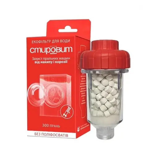 Экофильтр против накипи СВОД Стирот для стиральной машины 3/4" 100 мл 300 стирок 30412 - фото 1