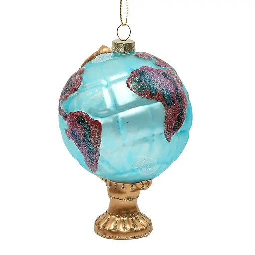 Ялинкова прикраса "Глобус" 7,8*11,2 см, YQ1409375 - фото 2