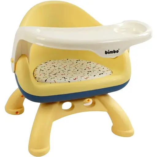 Стульчик для кормления Bimbo BM-62300 со съемным столиком, желтый