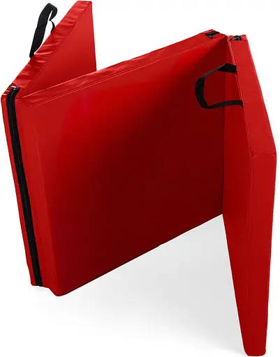 Мат гімнастичний Gymtek твердий 5 см червоний - фото 4