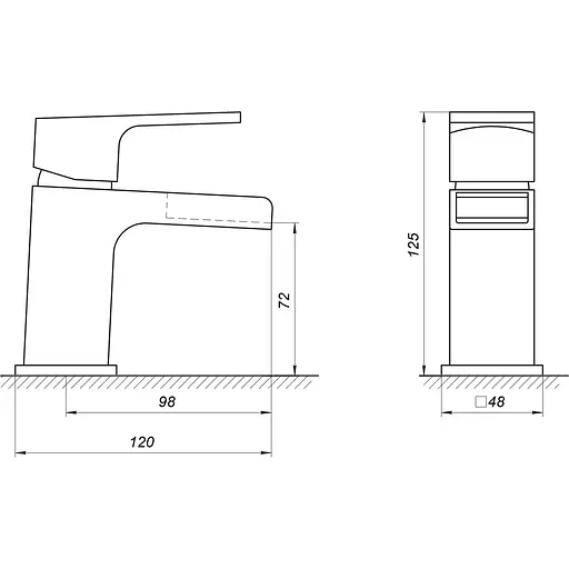 Змішувач для раковини TOPAZ ODISS TO 18261-H61B - фото 4