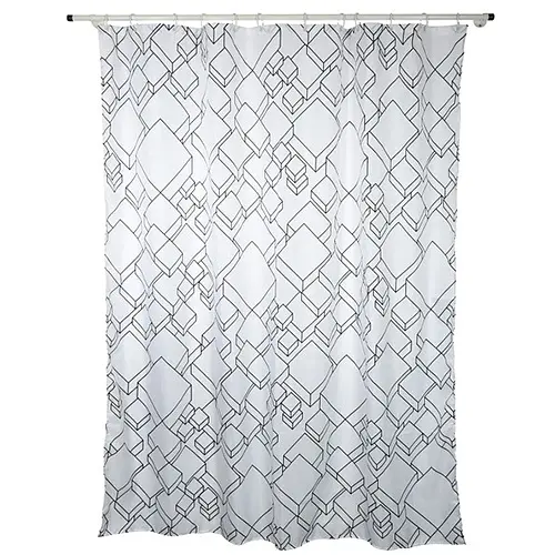 Шторка для ванної polyester PEER білий (10.20618) - фото 2