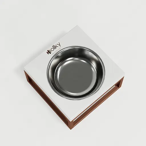 Hollky Base Solo S — миска на підставці для котів і маленьких собак (1 × 0,45 л) - фото 7