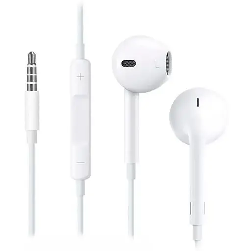 Проводные наушники Hoco M1 for apple, 3.5mm, 1.2m, white