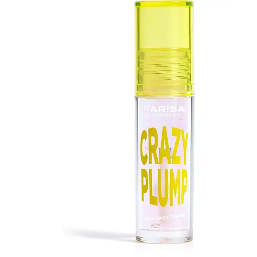 Блестящий плампер для губ Parisa Lipgloss Crazy Plump тон №101 Clear plump  - фото 3