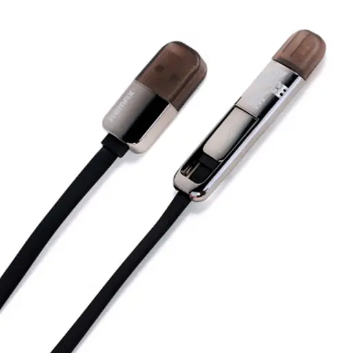 Зарядный кабель Remax Combo 2 в 1 для iPhone + microUSB - фото 1