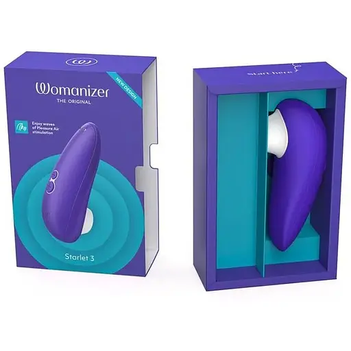 Вакуумний кліторальний стимулятор Womanizer Starlet 3 Indigo - фото 6