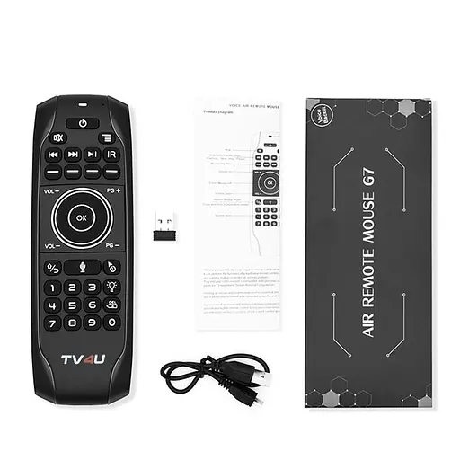 Аеромиша TV4U G7v PRO UKR з підсвічуванням, мініклавіатурою і голосовим управлінням - фото 3