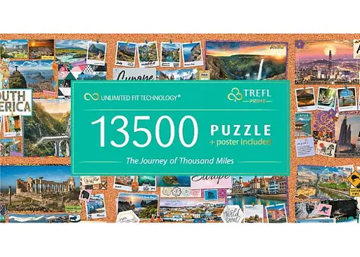 Пазл Trefl Безмежна колекція: Подорож на тисячу миль 13500 ел. (81025) - фото 2