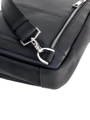 Чоловіча шкіряна сумка через плече Newery sum0026693 - фото 6