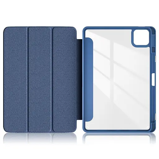 Чехол TPUCristal Pen holder Lenovo Tab M11 Xiaoxin Pad 2024 11 Синий - фото 2