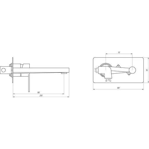 Змішувач для раковини TOPAZ SARDINIA TS 08205-H20-BB - фото 4