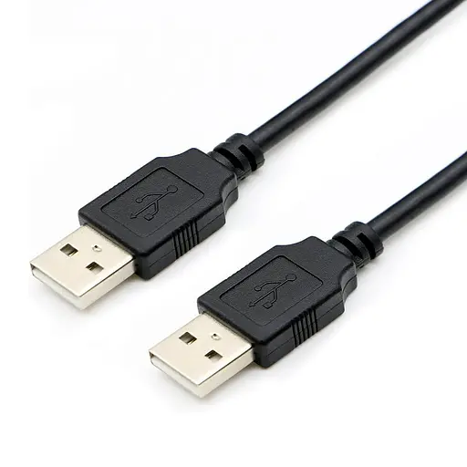 Кабель USB 2.0 AM – USB AM, 1 м, черный, ColorWay (CW-CBUU071-BK) - фото 1