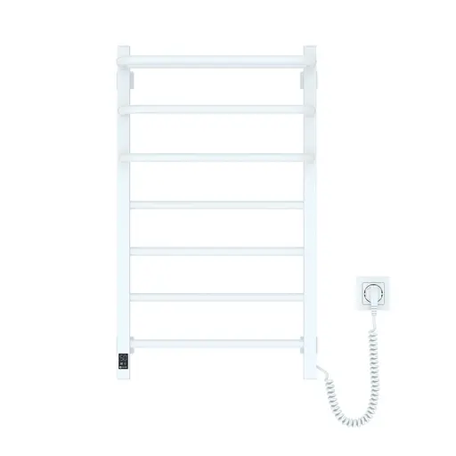 Електрична рушникосушка Navin Fortis 480x800 Sensor права біла 12-228153-3680, Білий, Праве, Електронний - фото 2