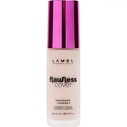 Тональна основа Lamel Flawless Cover lightweight medium coverage Foundation №01 30 мл