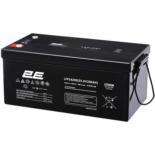 Аккумулятор 2E LFP24200 LCD 8S LiFePo4 24V 200Ah LFP24200 LCD 8S (2E-LFP24200-ABC)