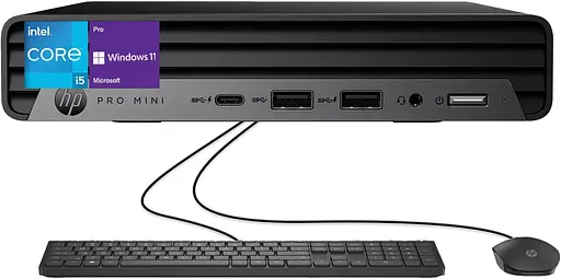 Комп'ютер персональний неттоп HP Pro 400-G9 Mini Intel i3-13100T 8GB F512GB UMA WiFi кл+м 3р Win11P - фото 2