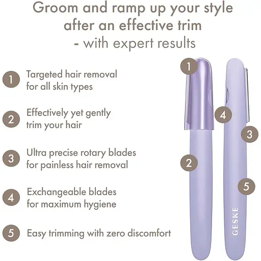 Триммер для тела GESKE Precision Trimmer 4in1 Purple (HB0455) [132066] - фото 8
