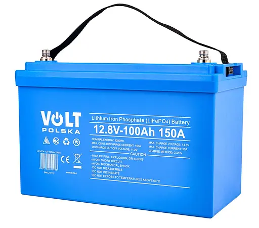 Акумуляторна батарея Volt Polska LiFePO4 12.8 V 100 Ah 150 А + BMS + Bluetooth - фото 4