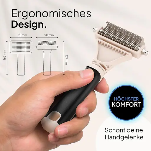 PRETTYPAW Pretty Paw (Beige) Професійний набір щіток для котів I Набір для догляду за кішками - 100% гігієна та комфорт - фото 5