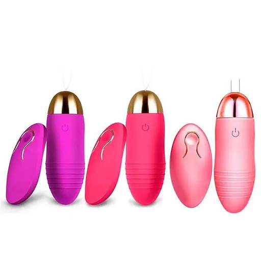 Віброяйце з пультом керування та USB зарядкою 10 режимів Бежевий - фото 4