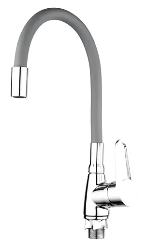 Смеситель для кухни Mixxus Elba 014 с гибким изливом MI6308 Хром - фото 1