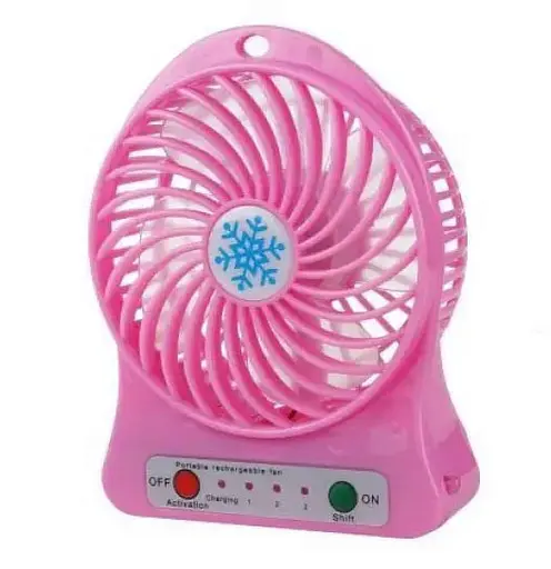 Портативный вентилятор на аккумуляторе Portable Mini Fan WX-6501 аккумуляторный мини вентилятор USB - фото 2